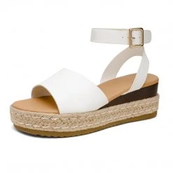 DREAM PAIRS Women's Open Toe Espadrille Wedge Sandals