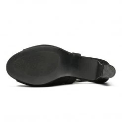 DREAM PAIRS Women's Chunky Heel Peep Toe Slingback Pumps 45 DREAM PAIRS Women's Chunky Heel Peep Toe Slingback Pumps