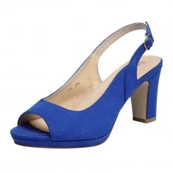 DREAM PAIRS Women's Chunky Heel Peep Toe Slingback Pumps 58 DREAM PAIRS Women's Chunky Heel Peep Toe Slingback Pumps