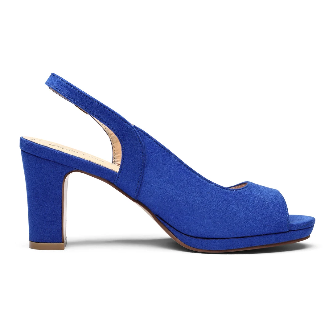 DREAM PAIRS Women's Chunky Heel Peep Toe Slingback Pumps 28 DREAM PAIRS Women's Chunky Heel Peep Toe Slingback Pumps