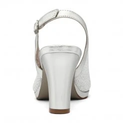 DREAM PAIRS Women's Chunky Heel Peep Toe Slingback Pumps 34 DREAM PAIRS Women's Chunky Heel Peep Toe Slingback Pumps