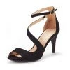 DREAM PAIRS Women's Open Toe Pump Stylish Heel Sandals