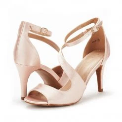 DREAM PAIRS Women's Open Toe Pump Stylish Heel Sandals