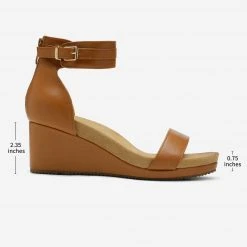 DREAM PAIRS Women's Ankle Strap Platform Wedge Sandals