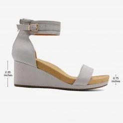 DREAM PAIRS Women's Ankle Strap Platform Wedge Sandals