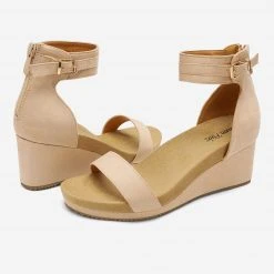 DREAM PAIRS Women's Ankle Strap Platform Wedge Sandals