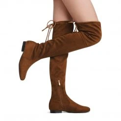Dream Pairs Women's Flat Thigh High Boots