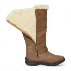 DREAM PAIRS Women's Winter Fully Fur Lined Zipper Closure Snow Knee High Boots