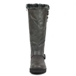 DREAM PAIRS Women's Winter Fully Fur Lined Zipper Closure Snow Knee High Boots