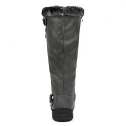DREAM PAIRS Women's Winter Fully Fur Lined Zipper Closure Snow Knee High Boots