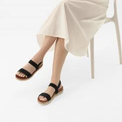 DREAM PAIRS Open Toe Espadrille Platform Sandals