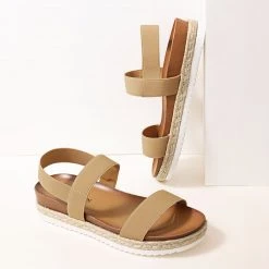 DREAM PAIRS Open Toe Espadrille Platform Sandals