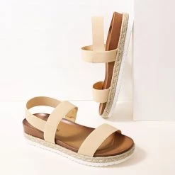 DREAM PAIRS Open Toe Espadrille Platform Sandals