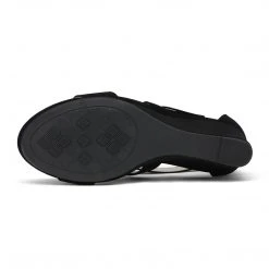 DREAM PAIRS Women's Elastic Ankle Strap Wedge Sandals