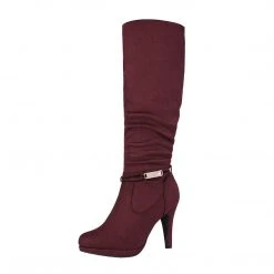 DREAM PAIRS Women's Knee High Platform Heel Boots