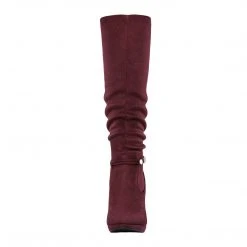 DREAM PAIRS Women's Knee High Platform Heel Boots