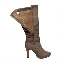 DREAM PAIRS Women's Knee High Platform Heel Boots