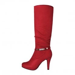 DREAM PAIRS Women's Knee High Platform Heel Boots