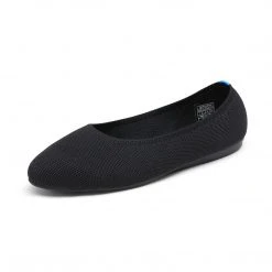 DREAM PAIRS Women's Pointed Toe Knitted Work Flats