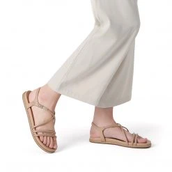 DREAM PAIRS Women's Round Toe Dressy Flat Sandals