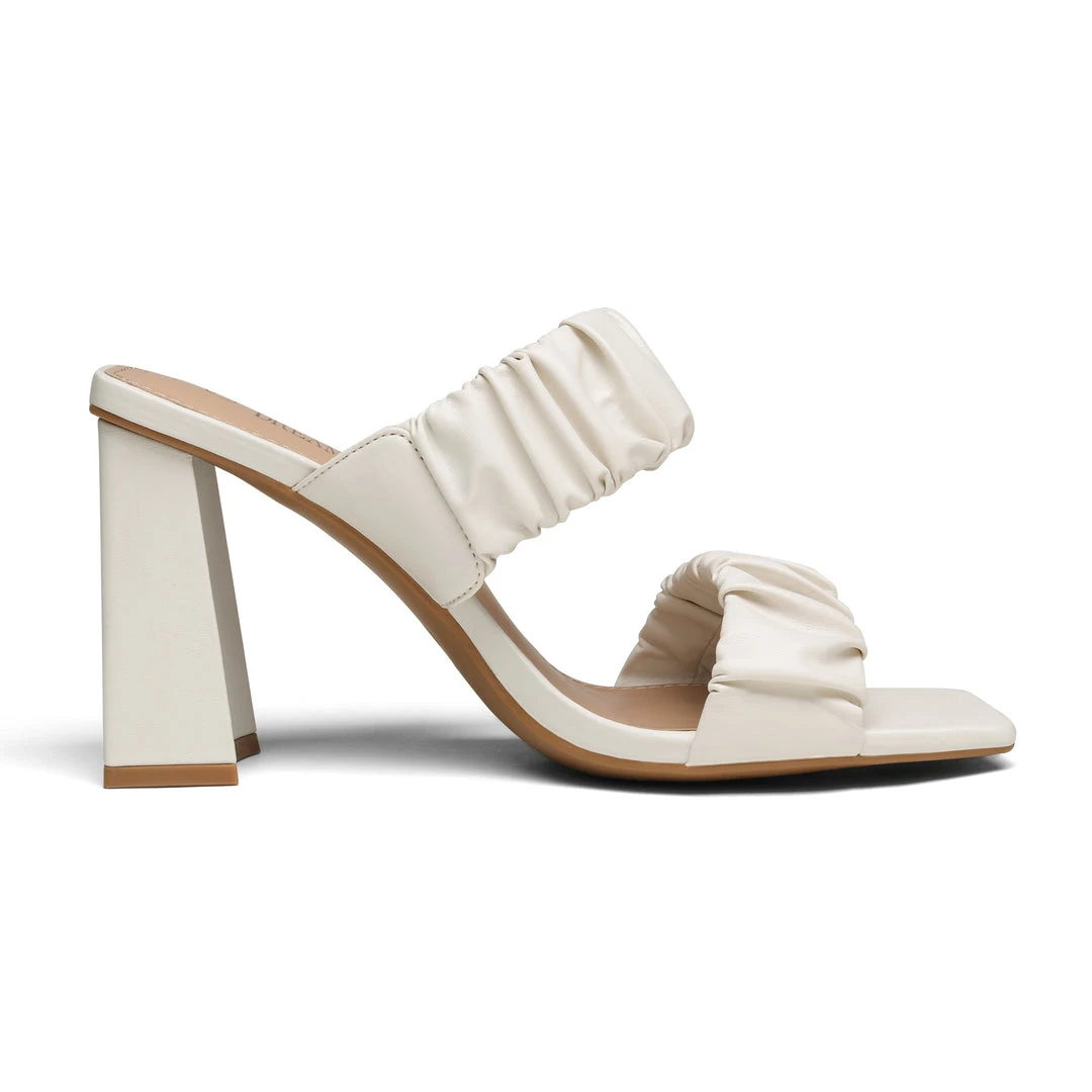 DREAM PAIRS New Arrivals Women's Square Toe Strap Chunky Heel Mules 23 DREAM PAIRS New Arrivals Women's Square Toe Strap Chunky Heel Mules