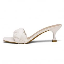 DREAM PAIRS Women's Rhinestone Open Toe Kitten Heel Sandals New Arrivals