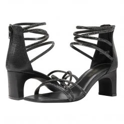 DREAM PAIRS Rhinestone Chunky Pump Sandals New Arrivals