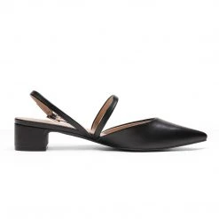 DREAM PAIRS Women's Closed Toe Chunky Slingback Pumps New Arrivals