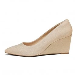 DREAM PAIRS New Arrivals Women's Pointed Toe Wedge Pump Shoes 33 DREAM PAIRS New Arrivals Women's Pointed Toe Wedge Pump Shoes