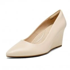 DREAM PAIRS New Arrivals Women's Pointed Toe Wedge Pump Shoes 47 DREAM PAIRS New Arrivals Women's Pointed Toe Wedge Pump Shoes