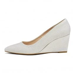 DREAM PAIRS New Arrivals Women's Pointed Toe Wedge Pump Shoes 43 DREAM PAIRS New Arrivals Women's Pointed Toe Wedge Pump Shoes