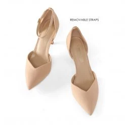 DREAM PAIRS Ankle Strap Pointy Stiletto Pump Heels 55 DREAM PAIRS Ankle Strap Pointy Stiletto Pump Heels