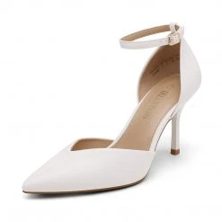 DREAM PAIRS Ankle Strap Pointy Stiletto Pump Heels 78 DREAM PAIRS Ankle Strap Pointy Stiletto Pump Heels