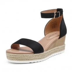DREAM PAIRS Women's Platform Espadrille Wedge Sandals