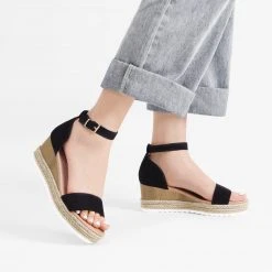 DREAM PAIRS Women's Platform Espadrille Wedge Sandals