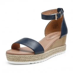 DREAM PAIRS Women's Platform Espadrille Wedge Sandals