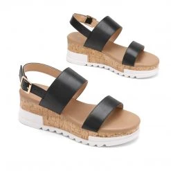 DREAM PAIRS Women's Ankle Strap Casual Platform Sandals 57 DREAM PAIRS Women's Ankle Strap Casual Platform Sandals
