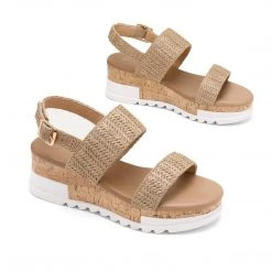 DREAM PAIRS Women's Ankle Strap Casual Platform Sandals