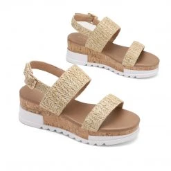 DREAM PAIRS Women's Ankle Strap Casual Platform Sandals 47 DREAM PAIRS Women's Ankle Strap Casual Platform Sandals