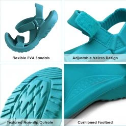 DREAM PAIRS Women's Lightweight Outdoor Hiking Sandals