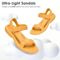 DREAM PAIRS Women's Lightweight Outdoor Hiking Sandals