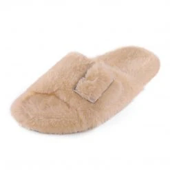 DREAM PAIRS Women Slip-On Fuzzy House Slippers
