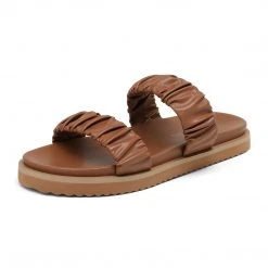 Dream Pairs Women's Two Strap Slide Sandals