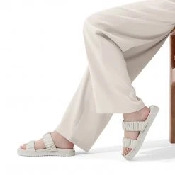 Dream Pairs Women's Two Strap Slide Sandals