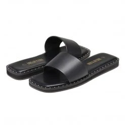 DREAM PAIRS Square Toe Slide Sandals Women