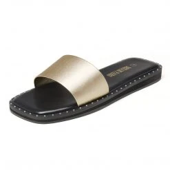 DREAM PAIRS Square Toe Slide Sandals Women
