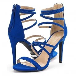 DREAM PAIRS New Arrivals Women's High Heel Strappy Pump Sandals