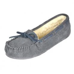 DREAM PAIRS Faux Fur Ladies Suede Moccasin Slippers Women