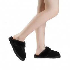 DREAM PAIRS Women's House Slippers Indoor Fuzzy Fluffy