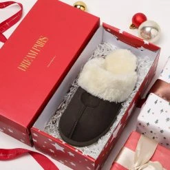 DREAM PAIRS Women's House Slippers Indoor Fuzzy Fluffy
